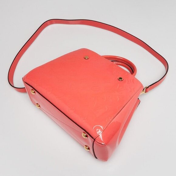 Louis Vuitton Poppy Monogram Vernis Montaigne BB Bag - Picture 3 of 12